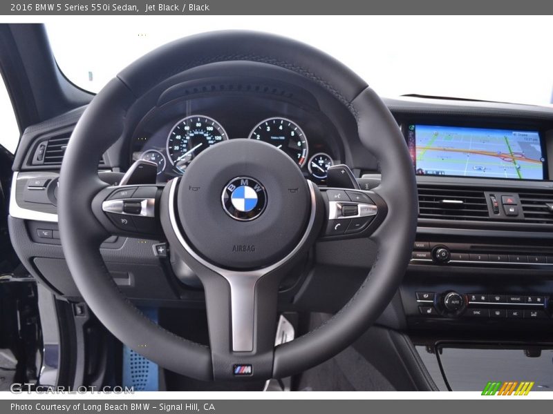 Jet Black / Black 2016 BMW 5 Series 550i Sedan