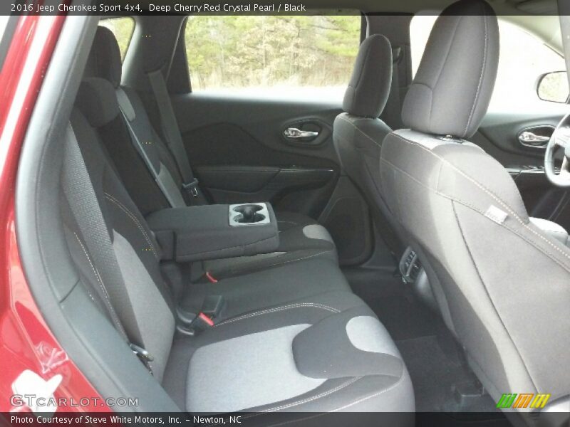 Deep Cherry Red Crystal Pearl / Black 2016 Jeep Cherokee Sport 4x4