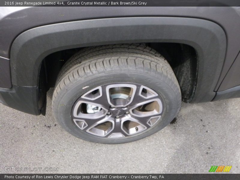 Granite Crystal Metallic / Bark Brown/Ski Grey 2016 Jeep Renegade Limited 4x4