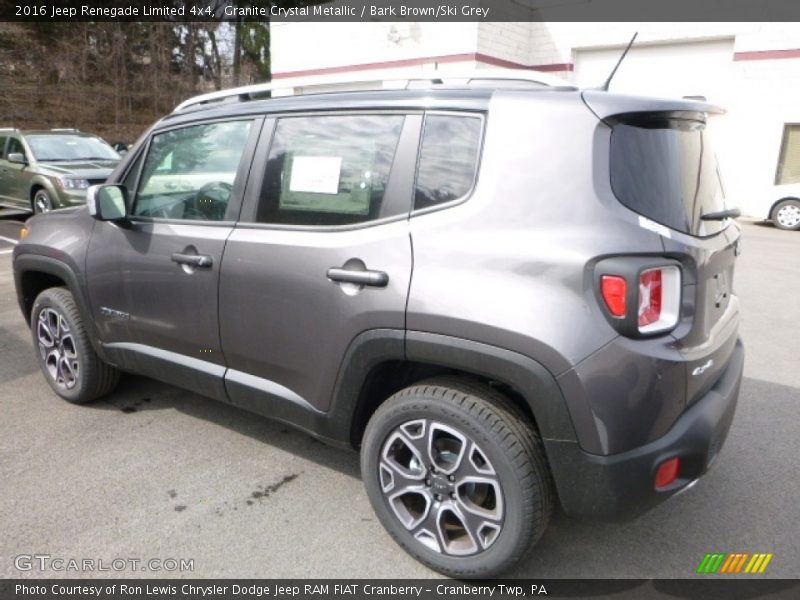 Granite Crystal Metallic / Bark Brown/Ski Grey 2016 Jeep Renegade Limited 4x4