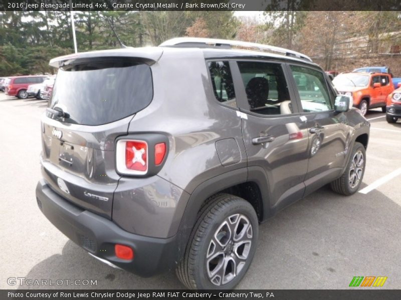 Granite Crystal Metallic / Bark Brown/Ski Grey 2016 Jeep Renegade Limited 4x4