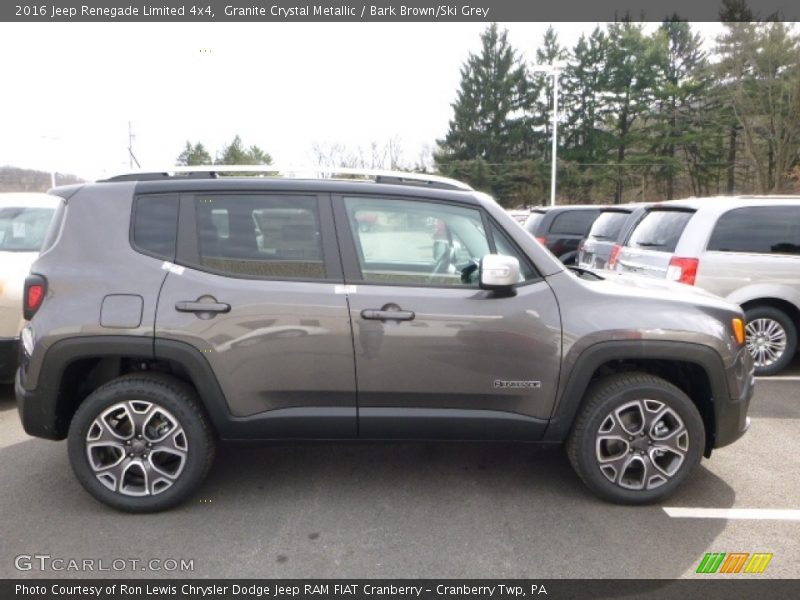 Granite Crystal Metallic / Bark Brown/Ski Grey 2016 Jeep Renegade Limited 4x4
