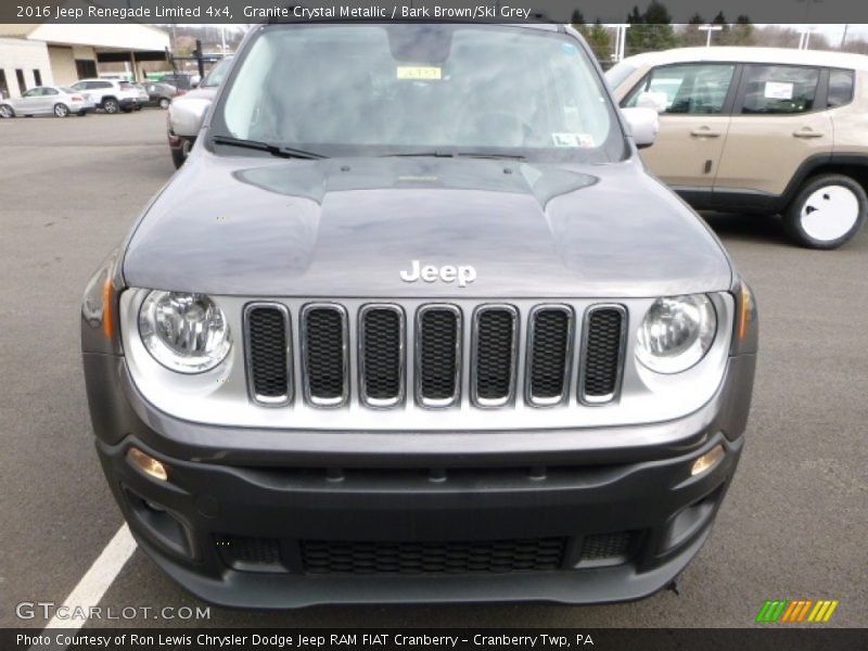Granite Crystal Metallic / Bark Brown/Ski Grey 2016 Jeep Renegade Limited 4x4