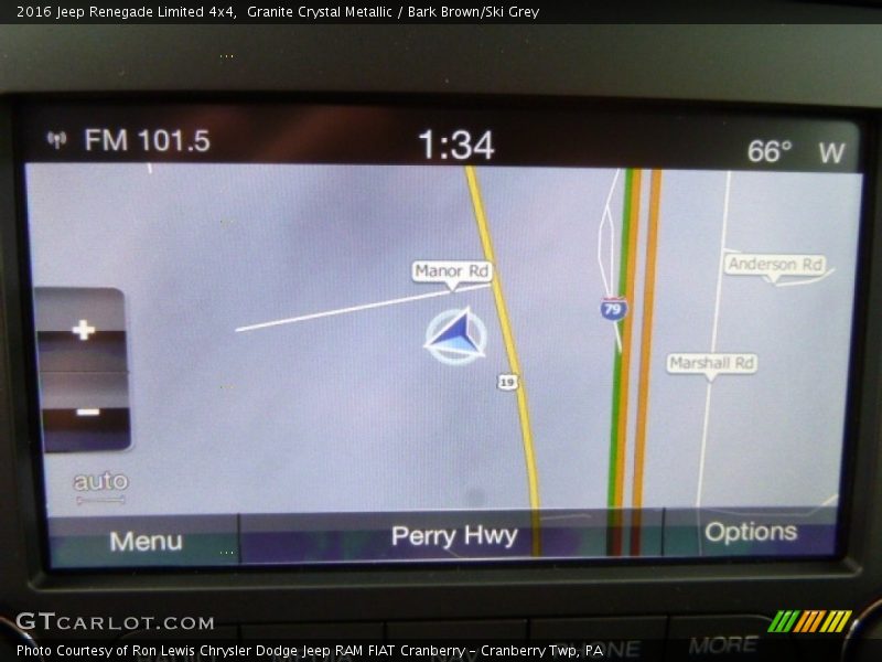 Granite Crystal Metallic / Bark Brown/Ski Grey 2016 Jeep Renegade Limited 4x4