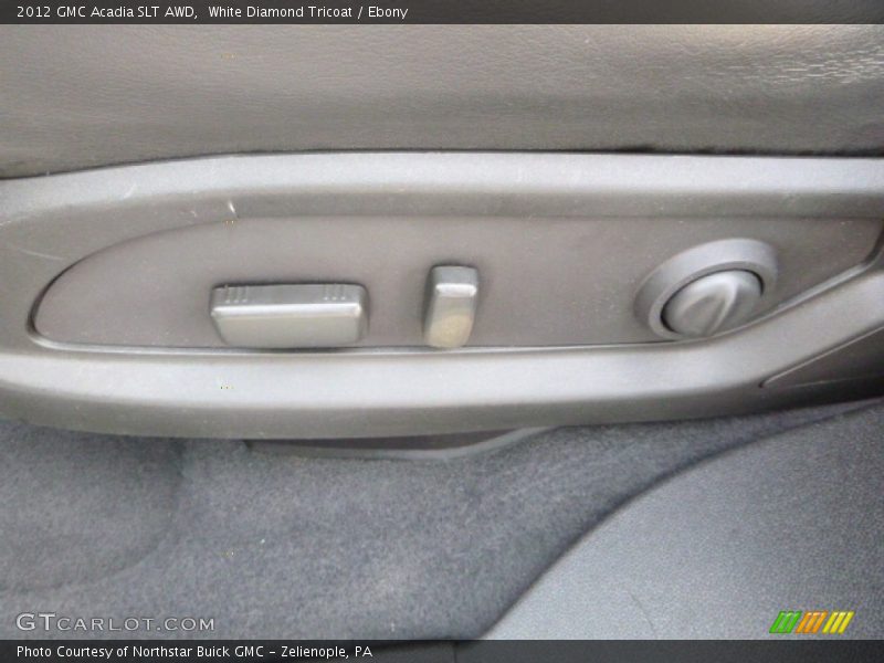 White Diamond Tricoat / Ebony 2012 GMC Acadia SLT AWD