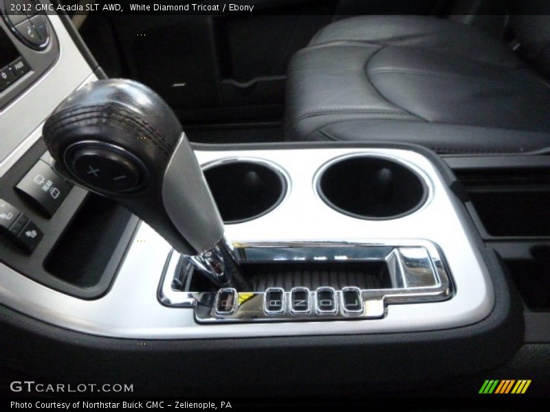 White Diamond Tricoat / Ebony 2012 GMC Acadia SLT AWD