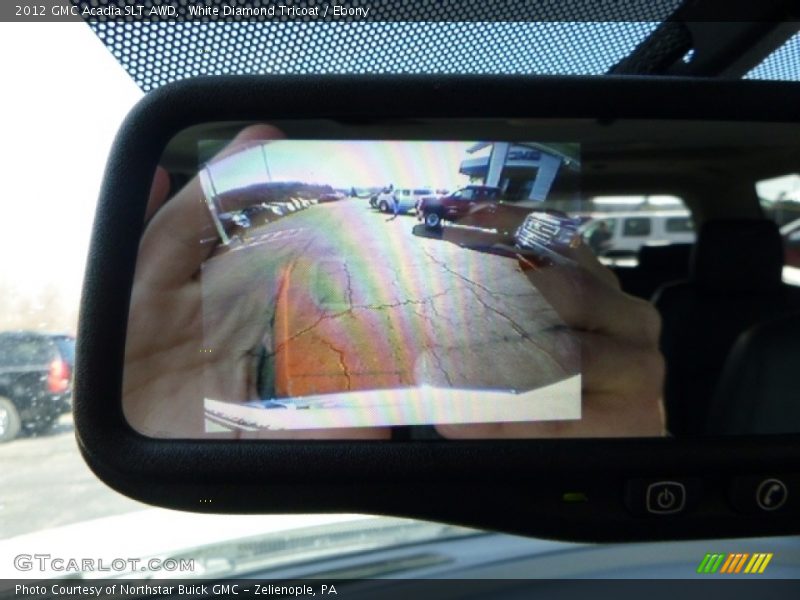 White Diamond Tricoat / Ebony 2012 GMC Acadia SLT AWD