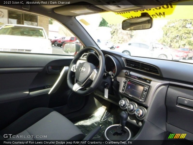 Absolutely Red / Dark Charcoal 2015 Scion tC