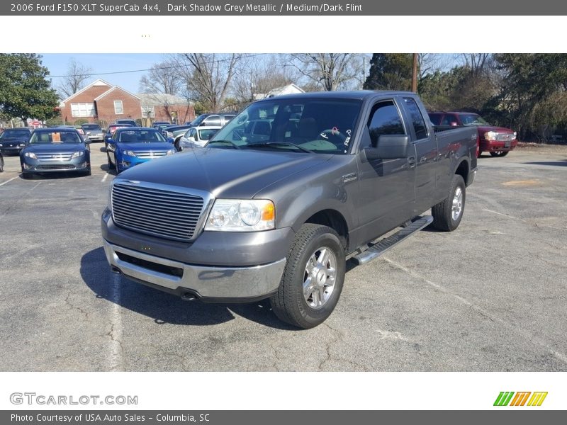 Dark Shadow Grey Metallic / Medium/Dark Flint 2006 Ford F150 XLT SuperCab 4x4