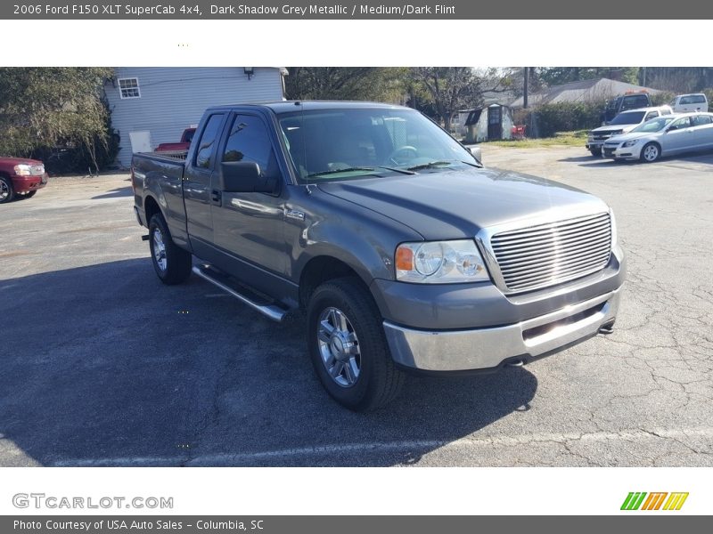 Dark Shadow Grey Metallic / Medium/Dark Flint 2006 Ford F150 XLT SuperCab 4x4
