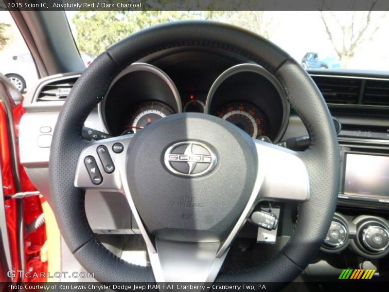 Absolutely Red / Dark Charcoal 2015 Scion tC