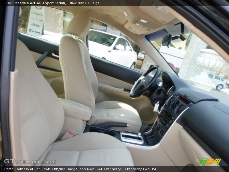  2007 MAZDA6 s Sport Sedan Beige Interior