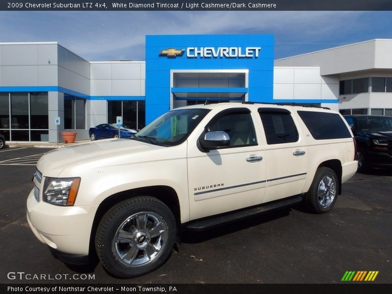 Front 3/4 View of 2009 Suburban LTZ 4x4