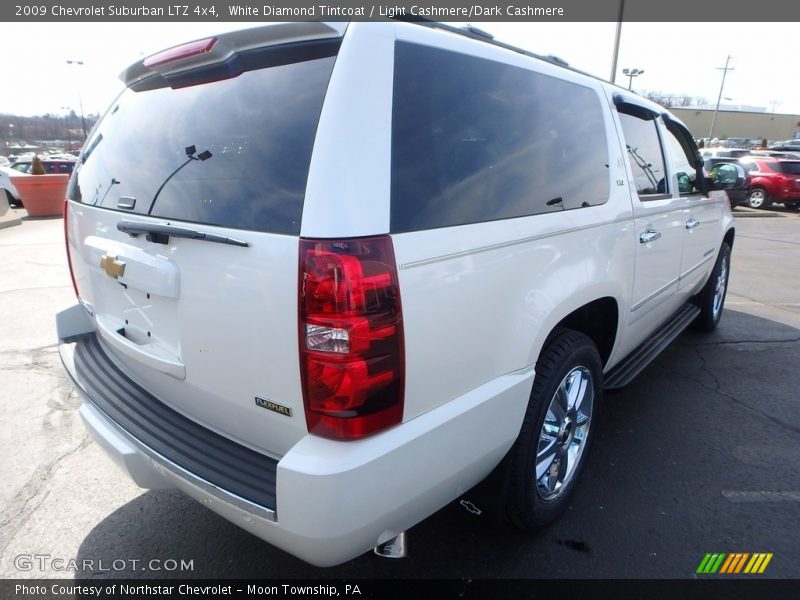 White Diamond Tintcoat / Light Cashmere/Dark Cashmere 2009 Chevrolet Suburban LTZ 4x4
