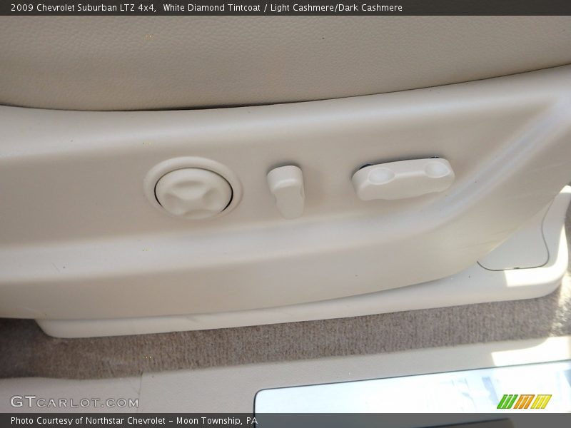 White Diamond Tintcoat / Light Cashmere/Dark Cashmere 2009 Chevrolet Suburban LTZ 4x4