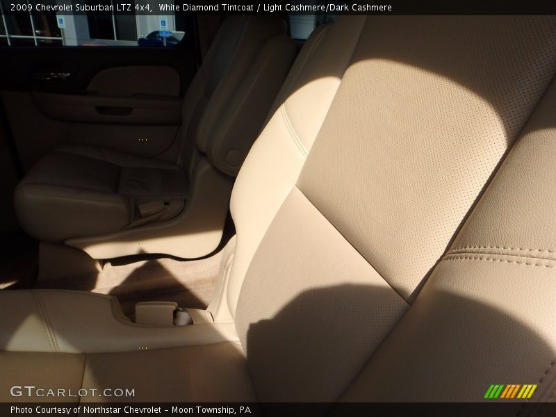 White Diamond Tintcoat / Light Cashmere/Dark Cashmere 2009 Chevrolet Suburban LTZ 4x4