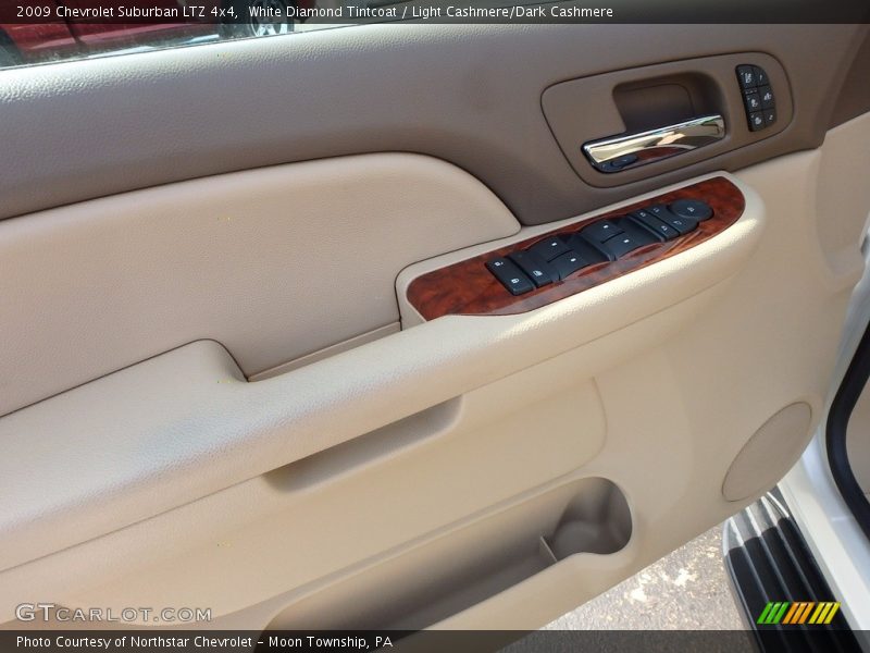 White Diamond Tintcoat / Light Cashmere/Dark Cashmere 2009 Chevrolet Suburban LTZ 4x4