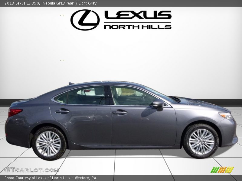 Nebula Gray Pearl / Light Gray 2013 Lexus ES 350