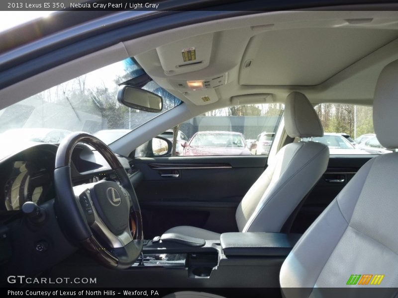 Nebula Gray Pearl / Light Gray 2013 Lexus ES 350