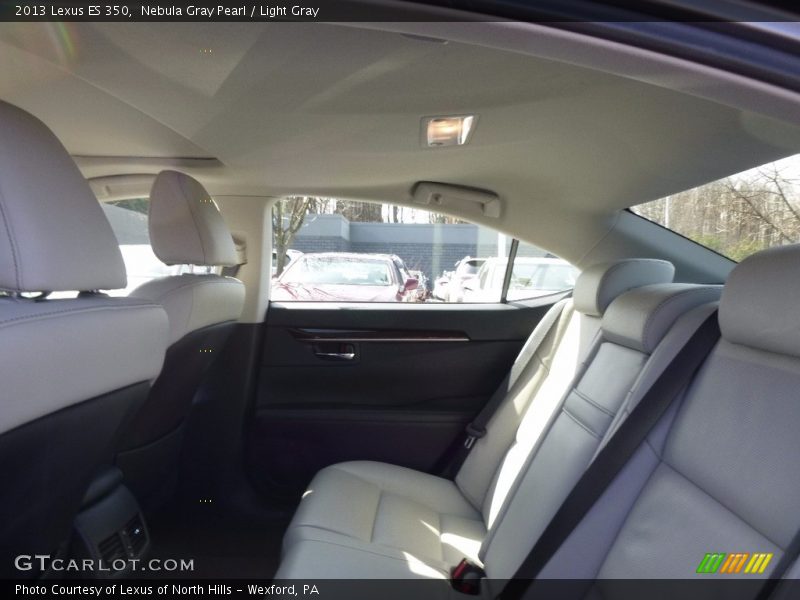 Nebula Gray Pearl / Light Gray 2013 Lexus ES 350