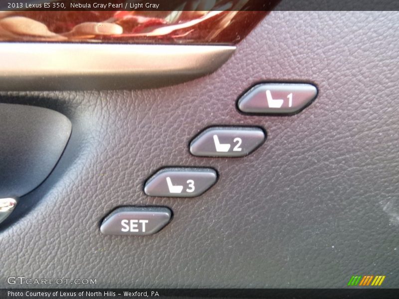 Nebula Gray Pearl / Light Gray 2013 Lexus ES 350