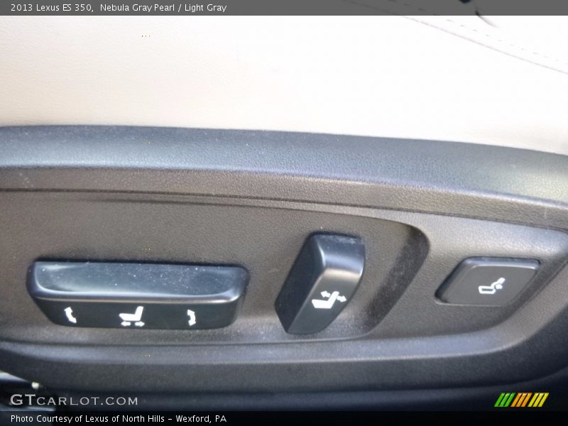 Nebula Gray Pearl / Light Gray 2013 Lexus ES 350
