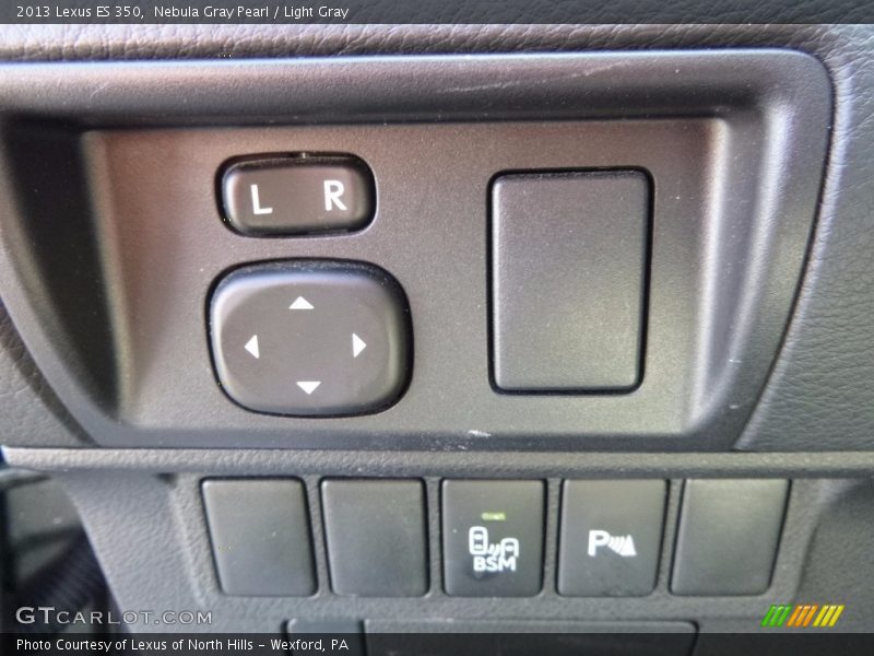 Nebula Gray Pearl / Light Gray 2013 Lexus ES 350
