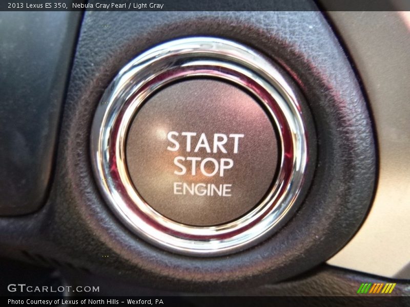 Nebula Gray Pearl / Light Gray 2013 Lexus ES 350