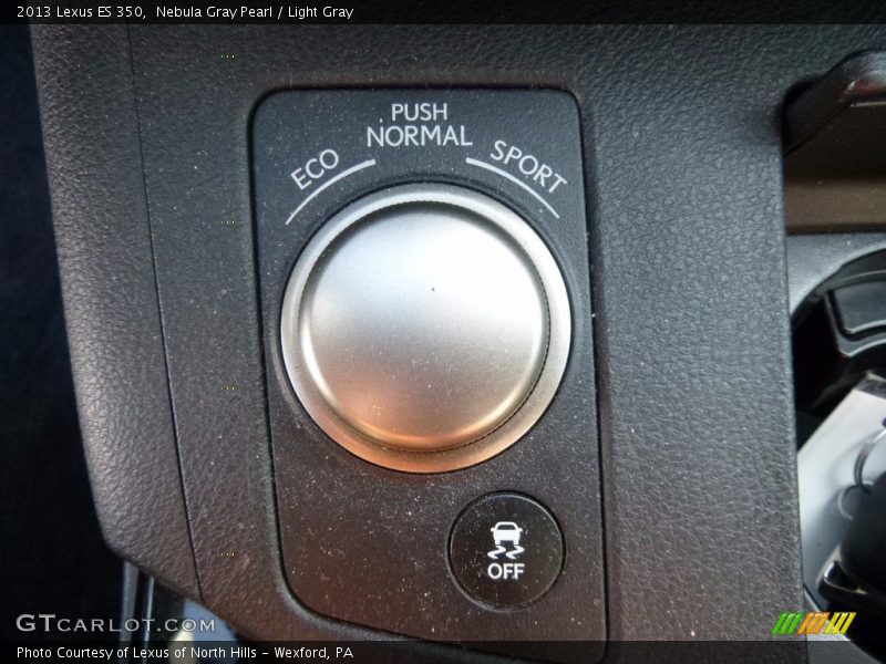 Nebula Gray Pearl / Light Gray 2013 Lexus ES 350