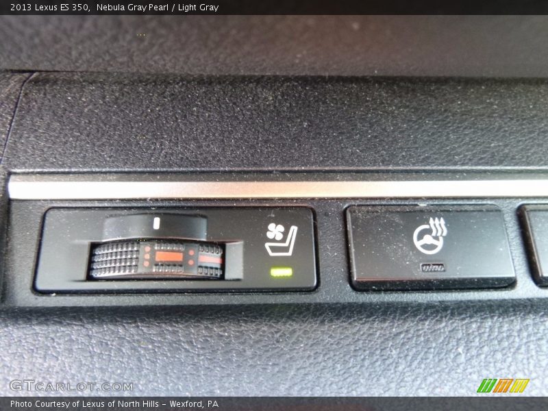 Nebula Gray Pearl / Light Gray 2013 Lexus ES 350