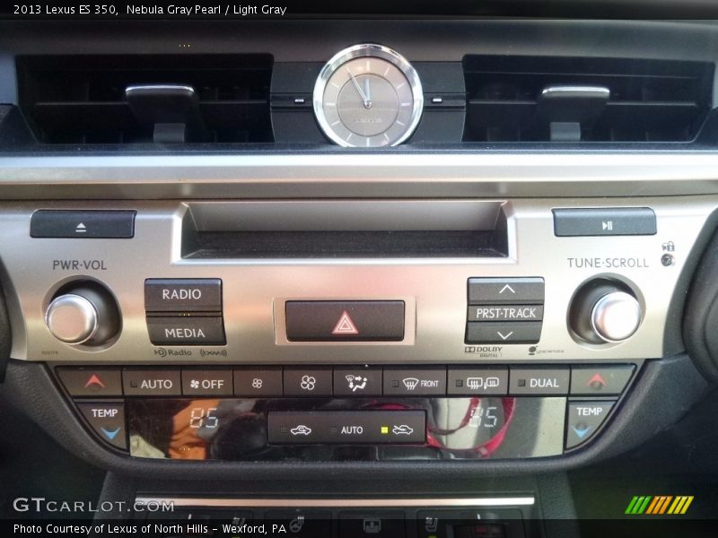 Nebula Gray Pearl / Light Gray 2013 Lexus ES 350