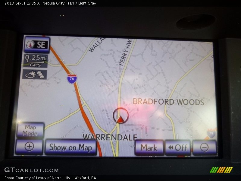 Nebula Gray Pearl / Light Gray 2013 Lexus ES 350