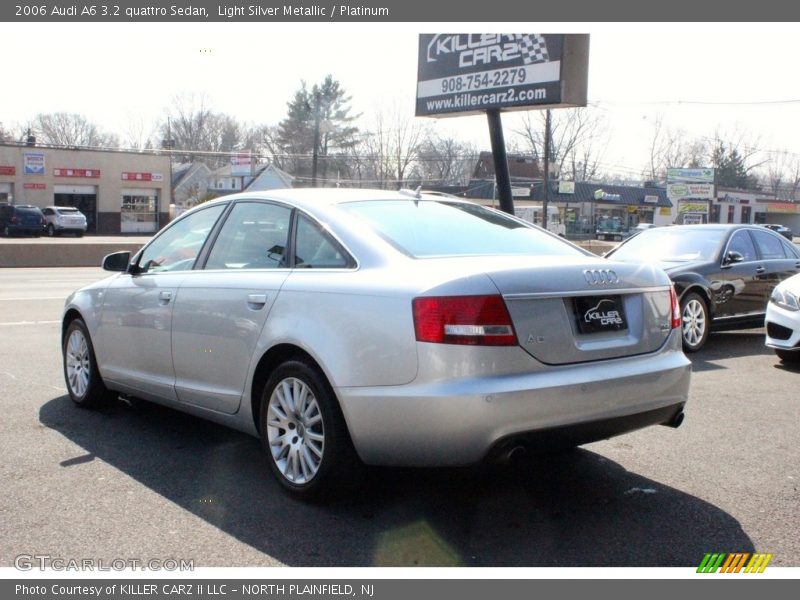 Light Silver Metallic / Platinum 2006 Audi A6 3.2 quattro Sedan