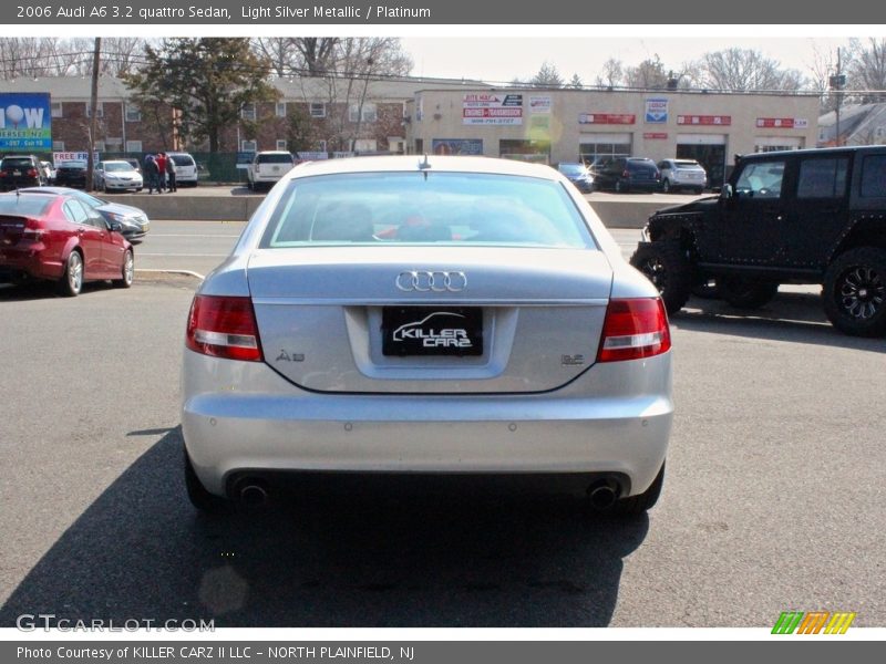 Light Silver Metallic / Platinum 2006 Audi A6 3.2 quattro Sedan