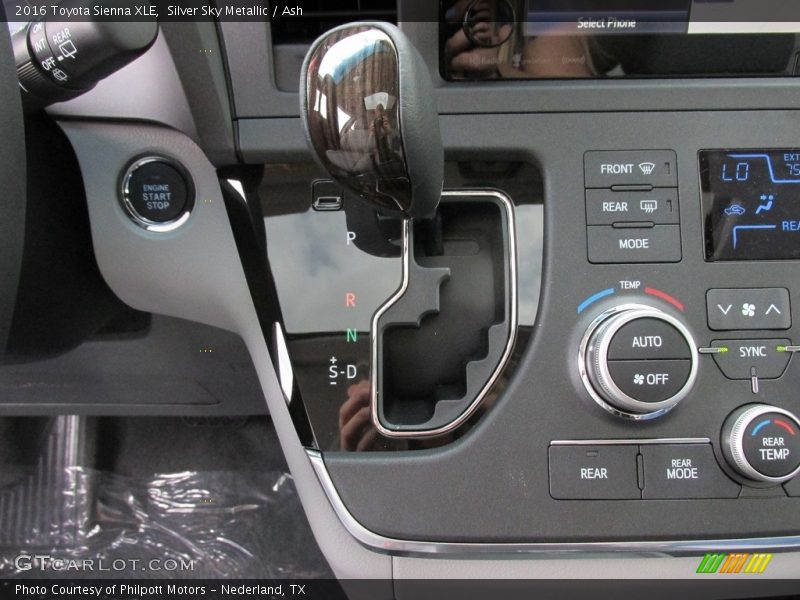  2016 Sienna XLE 6 Speed ECT-i Automatic Shifter