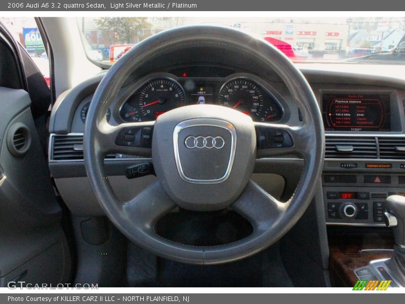 Light Silver Metallic / Platinum 2006 Audi A6 3.2 quattro Sedan