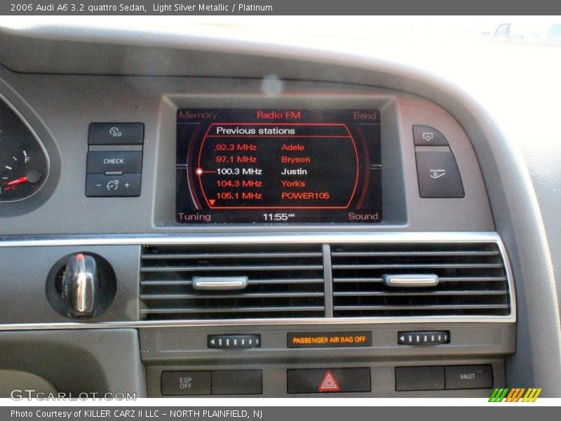 Light Silver Metallic / Platinum 2006 Audi A6 3.2 quattro Sedan