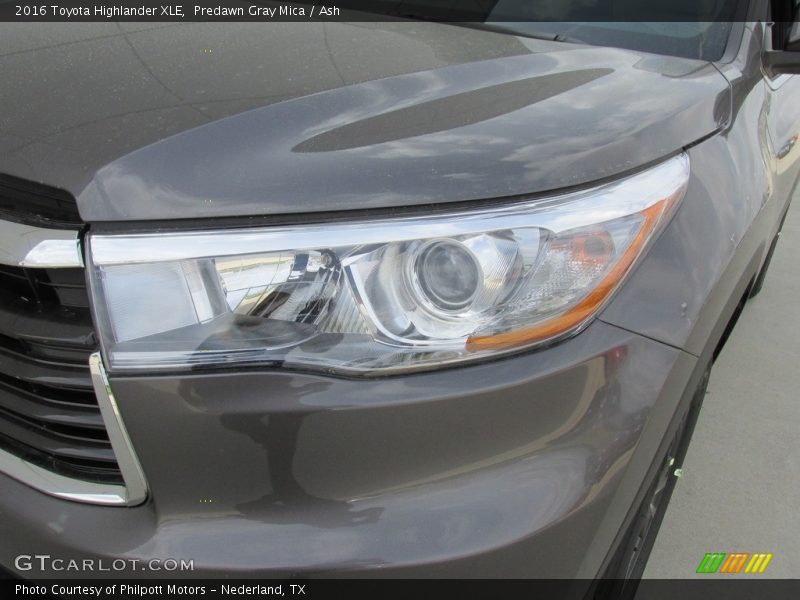 Predawn Gray Mica / Ash 2016 Toyota Highlander XLE