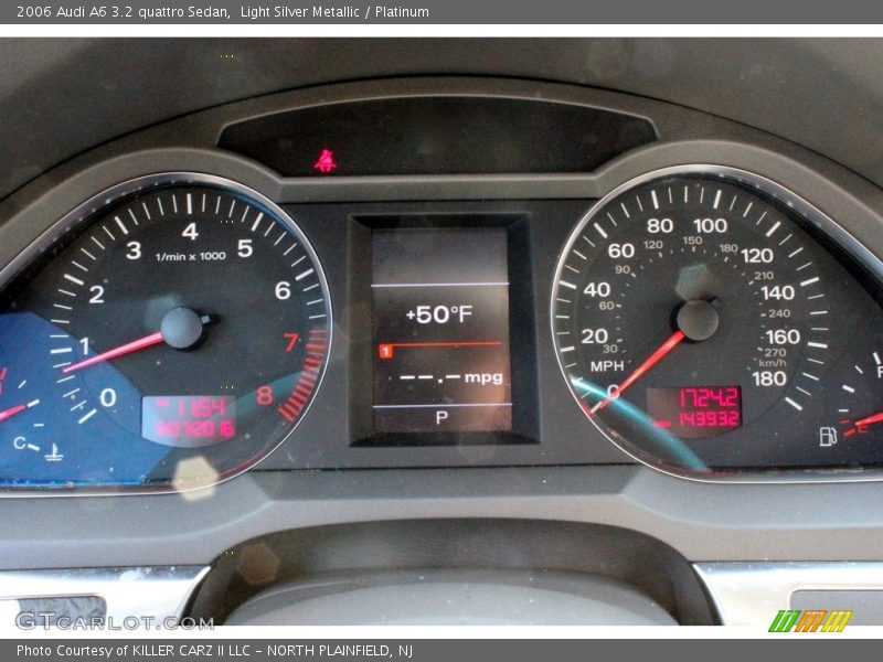 Light Silver Metallic / Platinum 2006 Audi A6 3.2 quattro Sedan