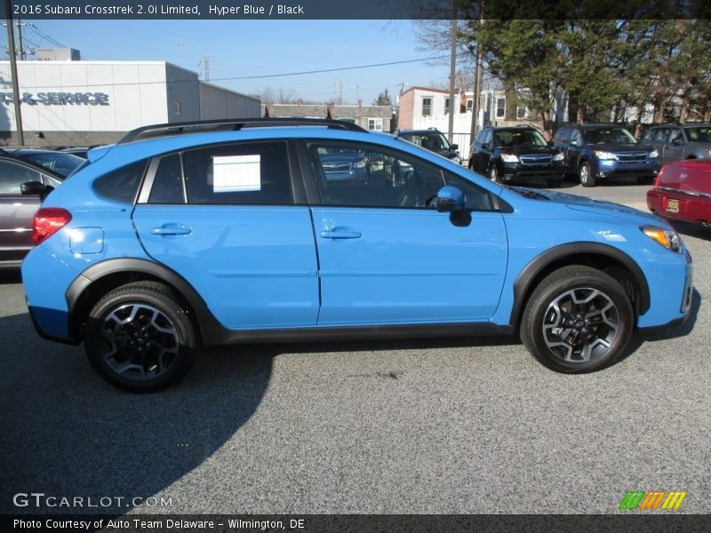 Hyper Blue / Black 2016 Subaru Crosstrek 2.0i Limited