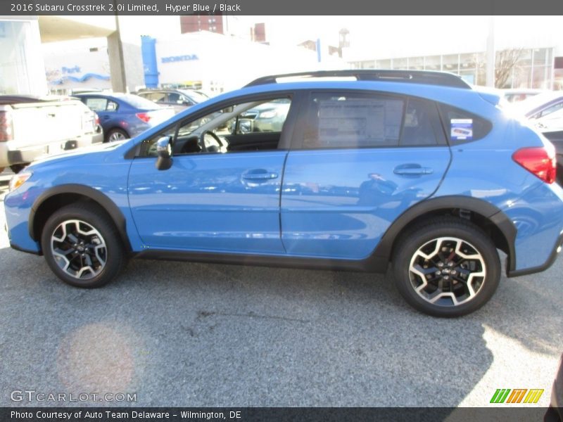 Hyper Blue / Black 2016 Subaru Crosstrek 2.0i Limited