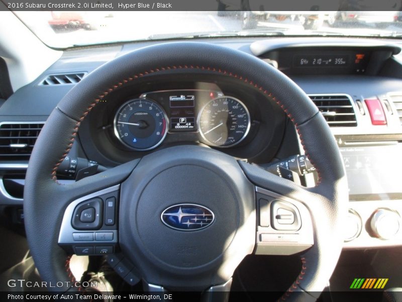 Hyper Blue / Black 2016 Subaru Crosstrek 2.0i Limited