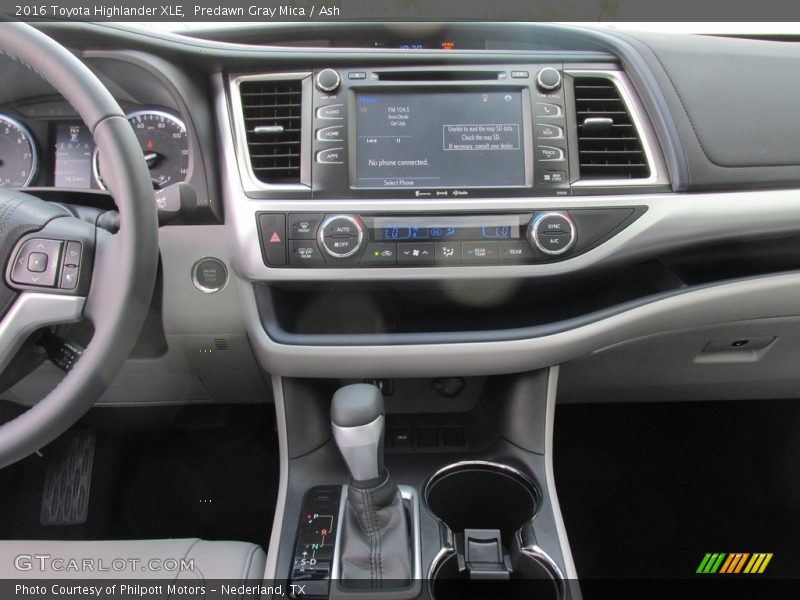 Predawn Gray Mica / Ash 2016 Toyota Highlander XLE