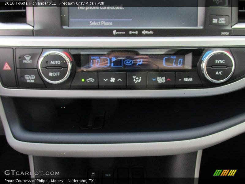 Predawn Gray Mica / Ash 2016 Toyota Highlander XLE