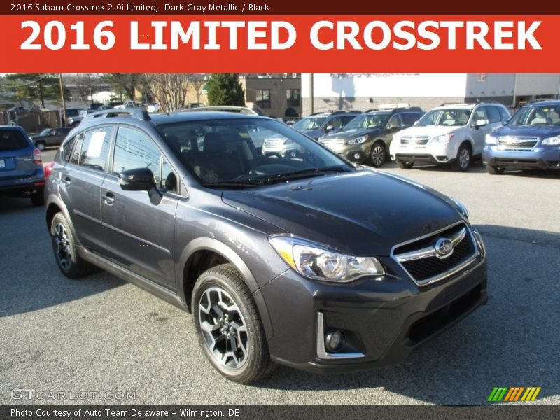 Dark Gray Metallic / Black 2016 Subaru Crosstrek 2.0i Limited