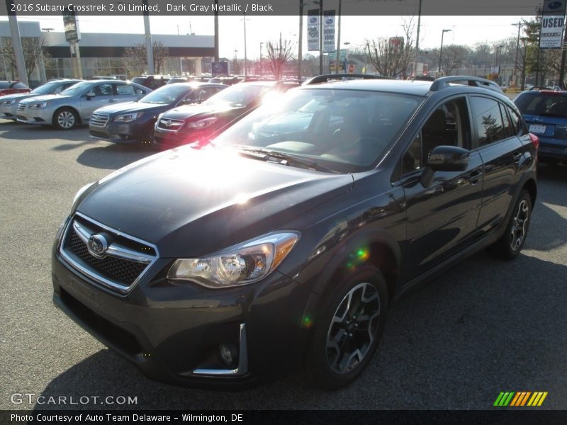 Dark Gray Metallic / Black 2016 Subaru Crosstrek 2.0i Limited