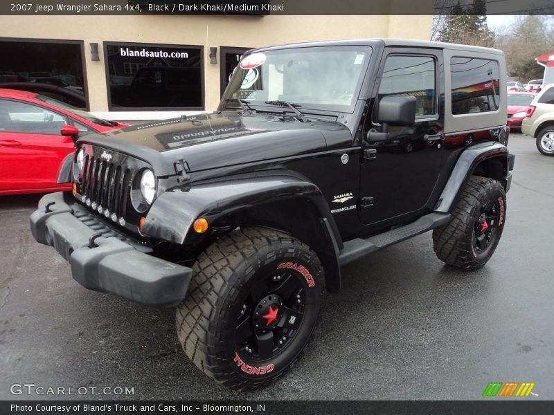 Black / Dark Khaki/Medium Khaki 2007 Jeep Wrangler Sahara 4x4