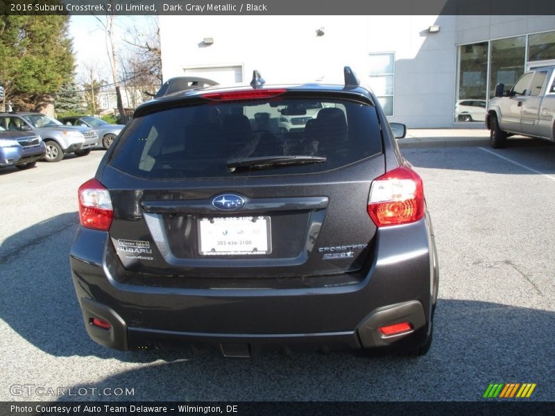 Dark Gray Metallic / Black 2016 Subaru Crosstrek 2.0i Limited