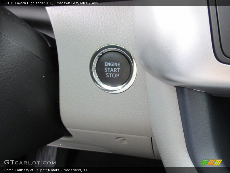 Predawn Gray Mica / Ash 2016 Toyota Highlander XLE