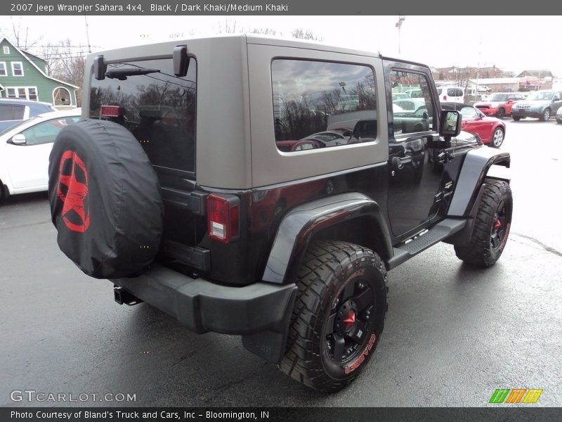 Black / Dark Khaki/Medium Khaki 2007 Jeep Wrangler Sahara 4x4